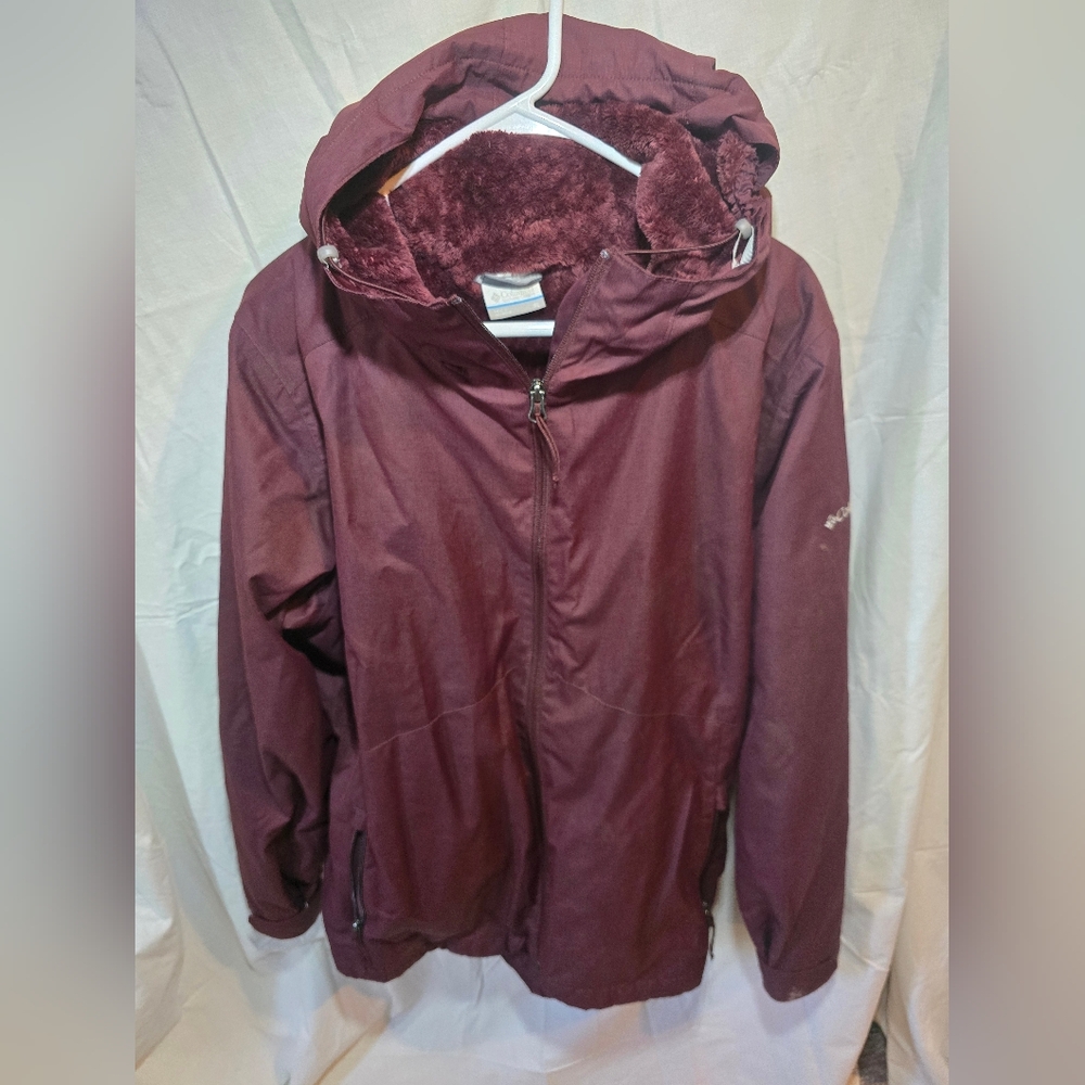 Columbia Xl Maroon Winter Coat
